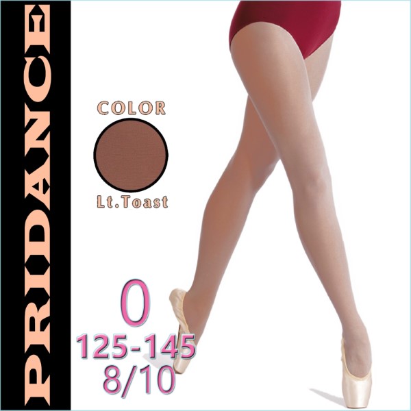 Ballet Tights Pridance col. Lt.Toast 60 DEN s. 0 (125-145) Art. 514-LT0