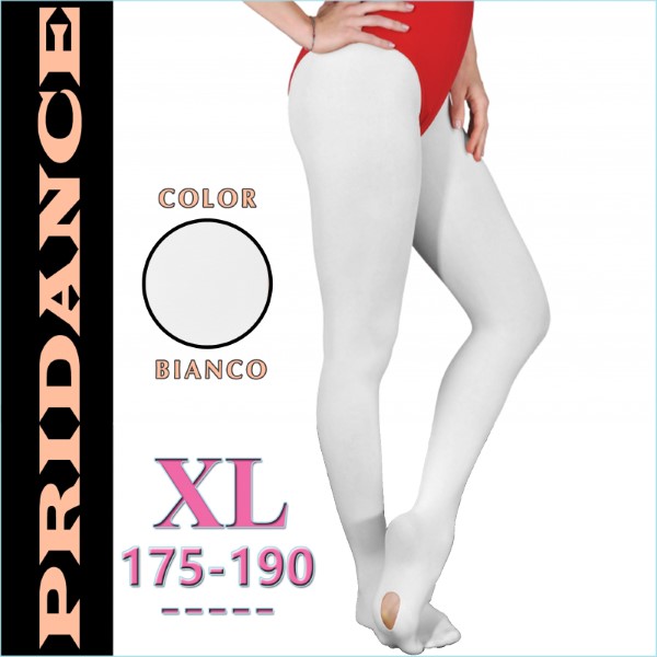 Ballet Tights Pridance col. White 60 DEN s. XL (175-190) Art. 514C-WXL