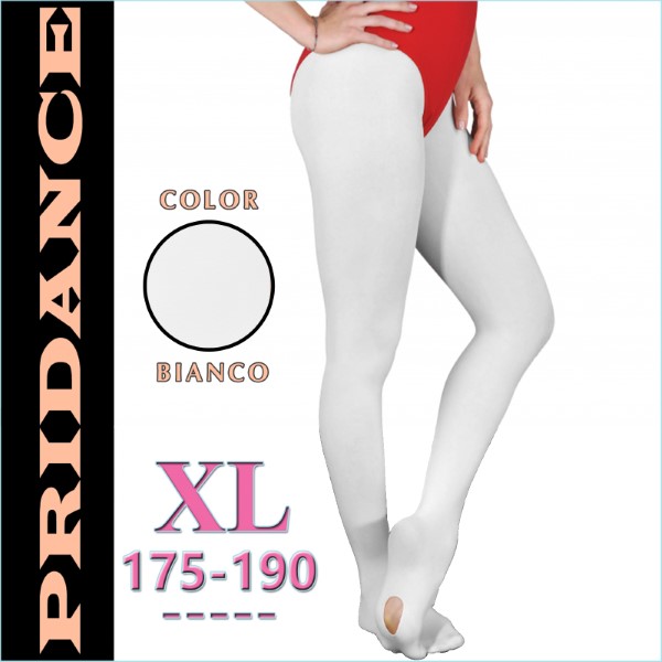 Strumpfhose Pridance col. White 60 DEN Gr. XL (175-190) Art. 514C-WXL