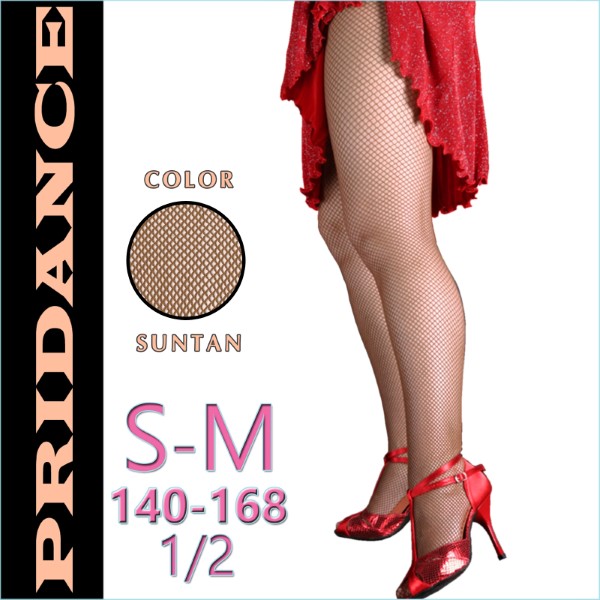 Netzstrumpfhosen Pridance col. Suntan Gr. S-M (140-168) Art. 854D-SU1-2 Netzstrumpfhosen Pridance col. Suntan Gr. S-M (140-168) Art. 854D-SU1-2