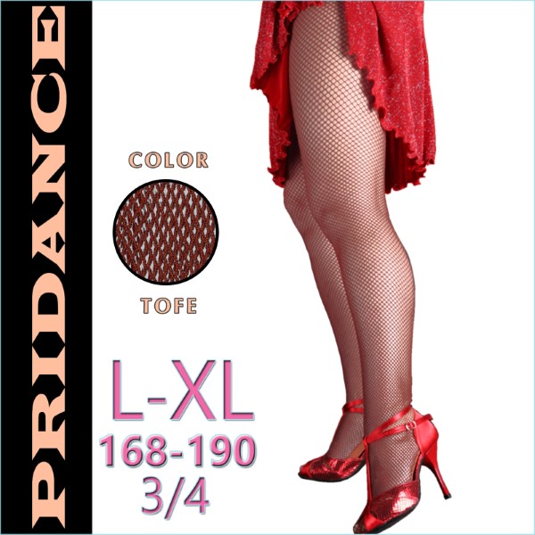 Netzstrumpfhosen Pridance col. Toffee s. L-XL (168-190) Art. 854D-TO3-4 Netzstrumpfhosen Pridance col. Toffee s. L-XL (168-190) Art. 854D-TO3-4