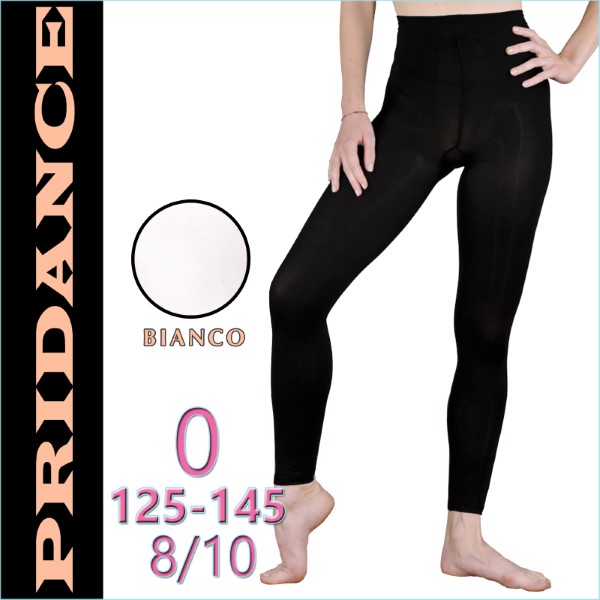 Ballet Leggings Pridance Bianco 60 DEN Gr. 0 (125-145) Art. 8122-50-W0