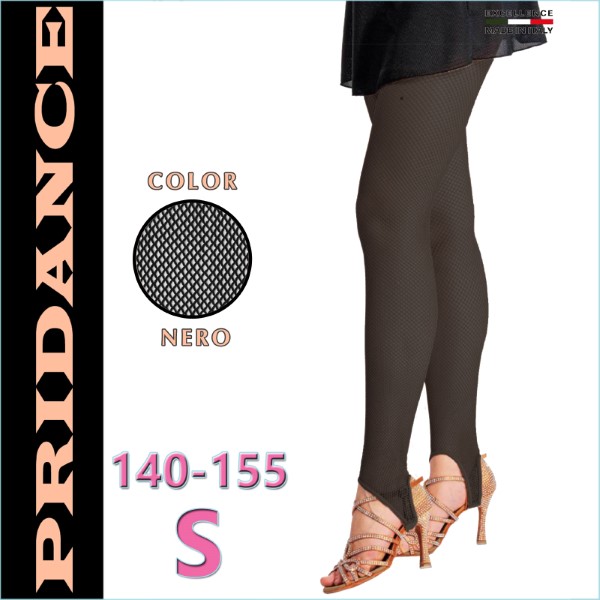 Mesh Stirrup Dance Tights Pridance col. Nero s. S (140-155) Art. 843-BS