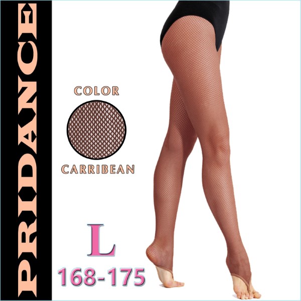 Netzstrumpfhose Pridance mit einem Ring Carribean Gr. L (168-175) Art. 846-CAL