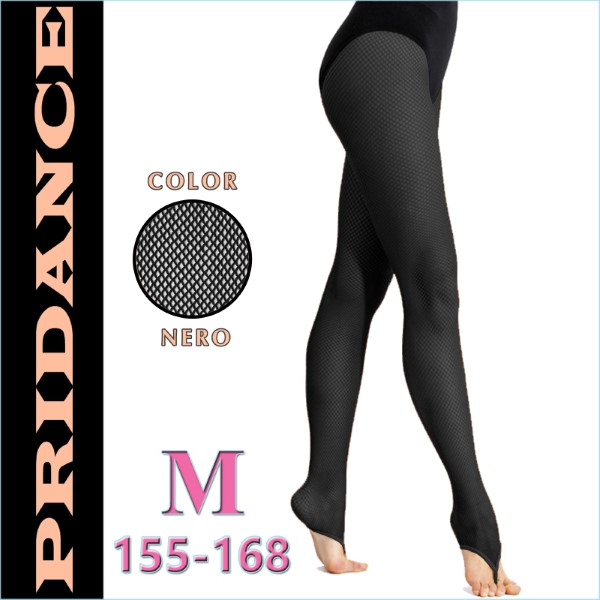 Mesh tights seamless with a ring Nero s. M (155-168) Art. 846-BM, Tights  with ring