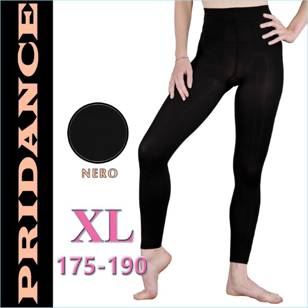 Ballet Leggings Pridance Nero 60 DEN Gr. XL (175-190) Art. 862-BXL