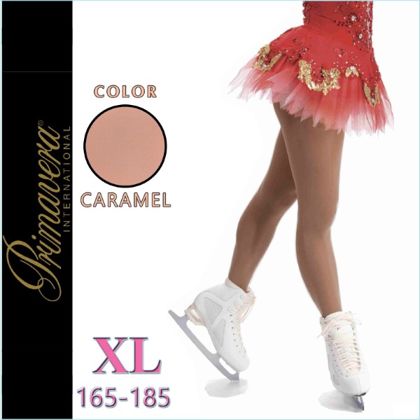 Footed Tights Primavera 100 DEN col. Caramel s. XL (165-185) 3306-CAXL