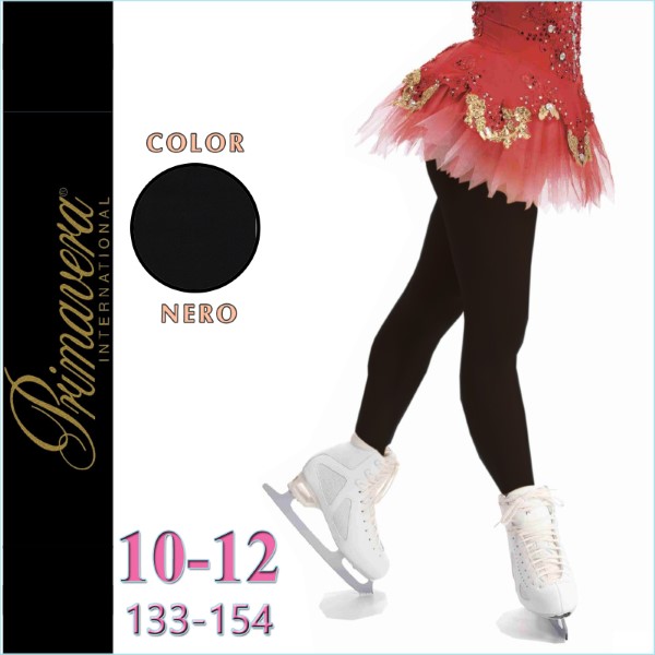 Footed Tights Primavera 100 DEN col. Black s. 10-12 (133-154) Art. 3306-B10-12