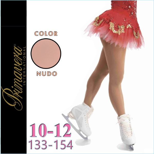 Footed Tights Primavera 100 DEN col. Nude s. 10-12 (133-154) Art. 3306-NU10-12