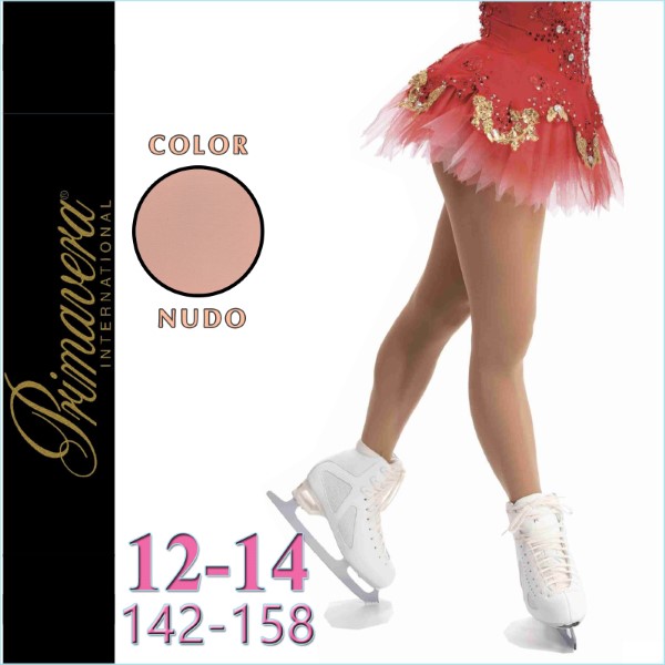 Footed Tights Primavera 100 DEN col. Nude s. 12-14 (142-158) Art. 3306-NU12-14