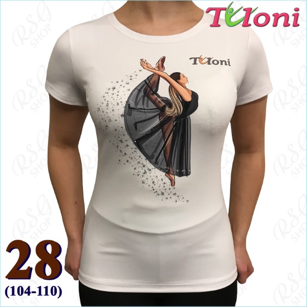 T-Shirt Tuloni mod. Ballet Gr. 28 (104-110) col. White Art. TSH01-W28