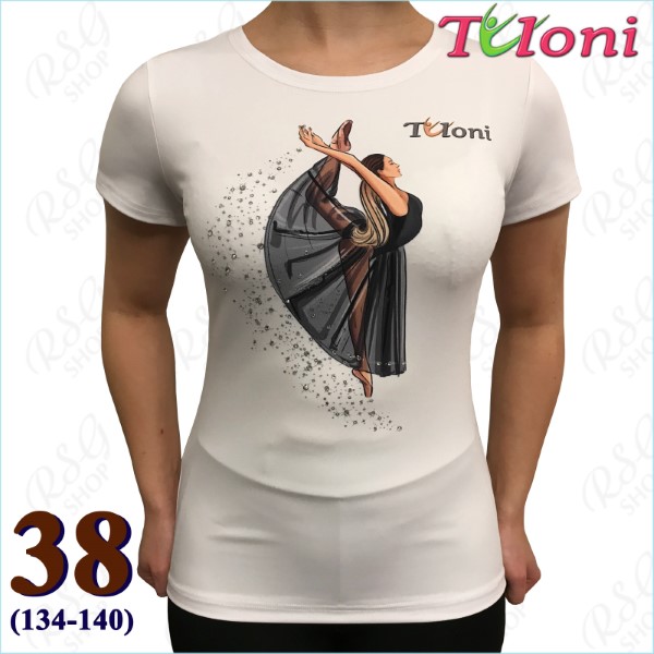 T-Shirt Tuloni mod. Ballet s. 38 (134-140) col. White Art. TSH01-W38