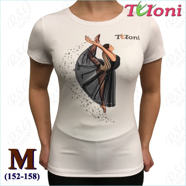 T-Shirt Tuloni mod. Ballet Gr. M (152-158) col. White Art. TSH01-WM