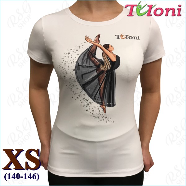 T-Shirt Tuloni mod. Ballet Gr. XS (140-146) col. White Art. TSH01-WXS