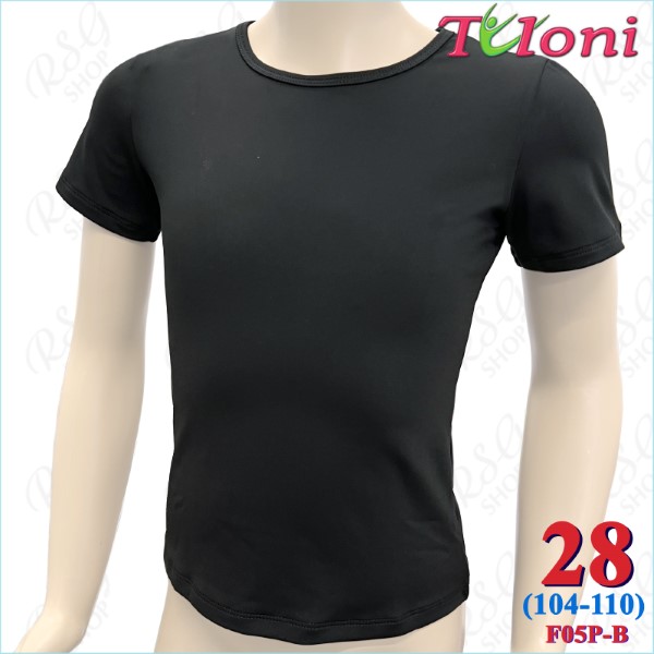 T-Shirt Tuloni mod. F-05 Gr. 28 (104-110) col. Black Art. F05P-B28