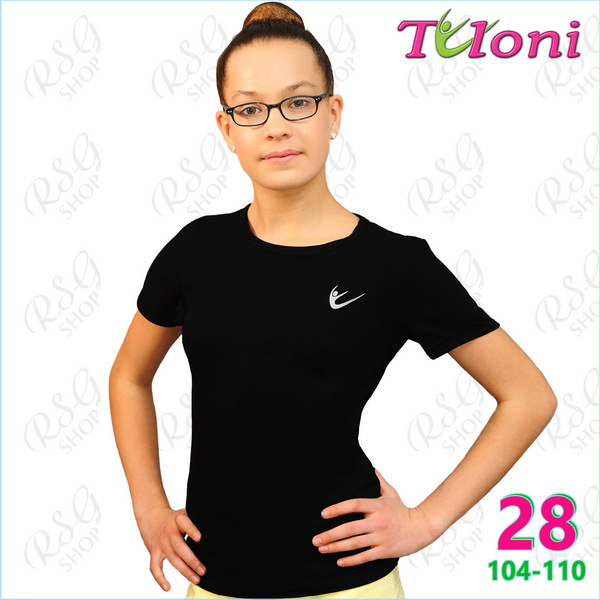 T-Shirt Tuloni FG-007 Gr. 28 (104-110) Black FG007LC-B28