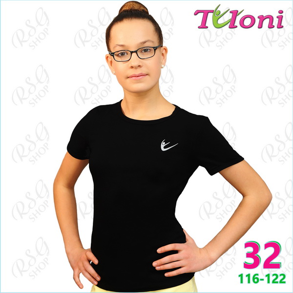 T-Shirt Tuloni FG-007 Gr. 32 (116-122) Black FG007LC-B32