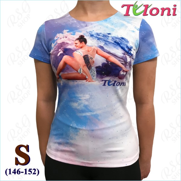 Футболка Tuloni mod. Nastya s. S (146-152) col. LDxSKBU Art. TSH06-LDS