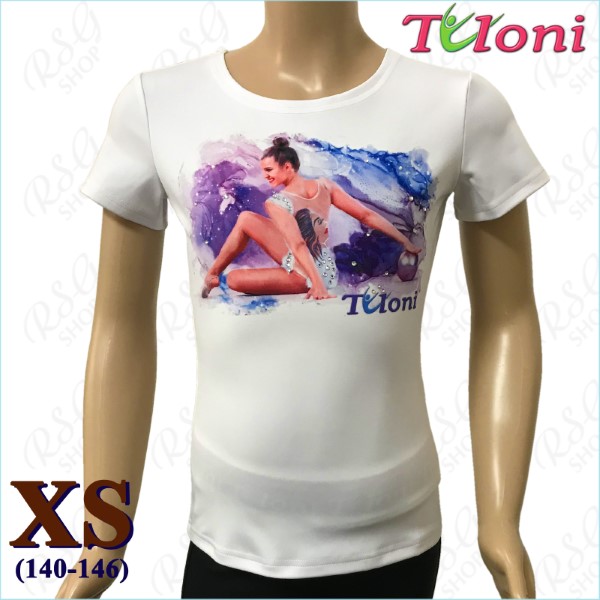 T-Shirt Tuloni mod. Nastya Gr. XS (140-146) col. White Art. TSH06-WXS