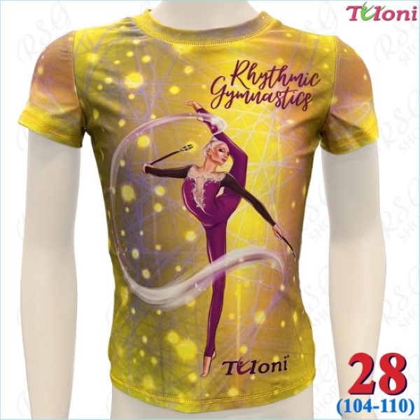 Футболка Tuloni mod. Ponytail Clubs col. Yellow s. 28 (104-110) TSH09-Y28