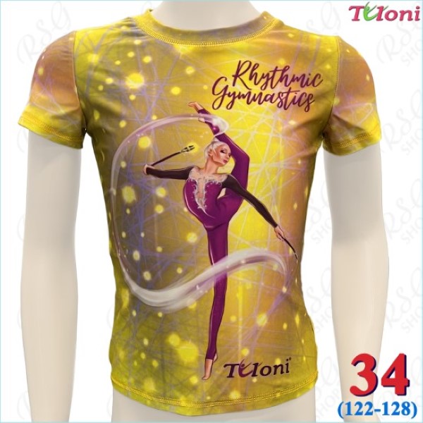 T-Shirt Tuloni mod. Ponytail Clubs col. Yellow s. 34 (122-128) TSH09-Y34