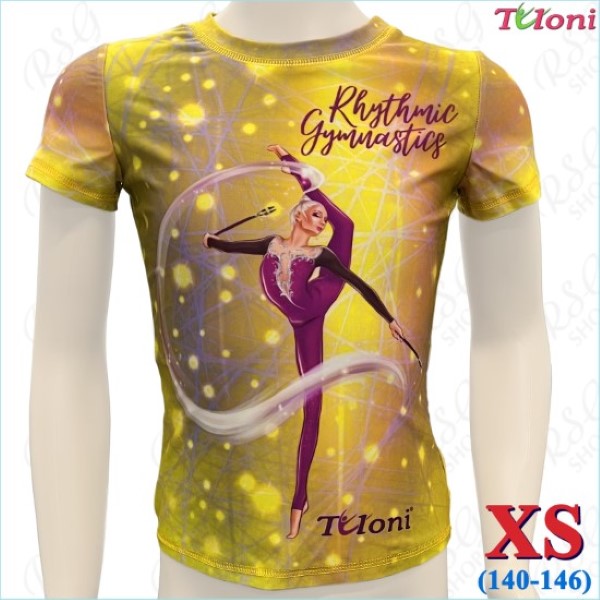 Футболка Tuloni mod. Ponytail Clubs col. Yellow s. XS (140-146) TSH09-YXS