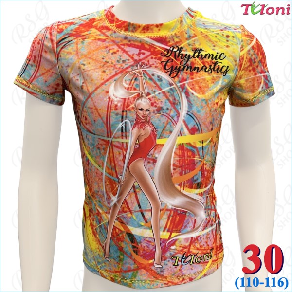 T-Shirt Tuloni mod. Ponytail Hoop col. Orange s. 30 (110-116) TSH10-O30