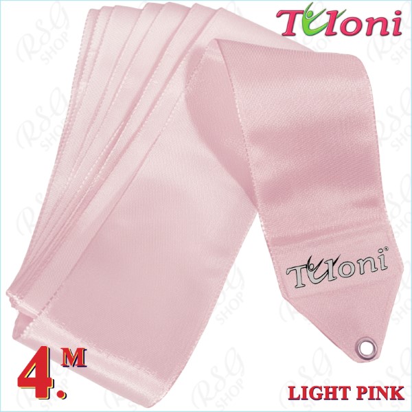 Лента Tuloni 4m mod. One-Color col. Light Pink T1431.ON4-LP