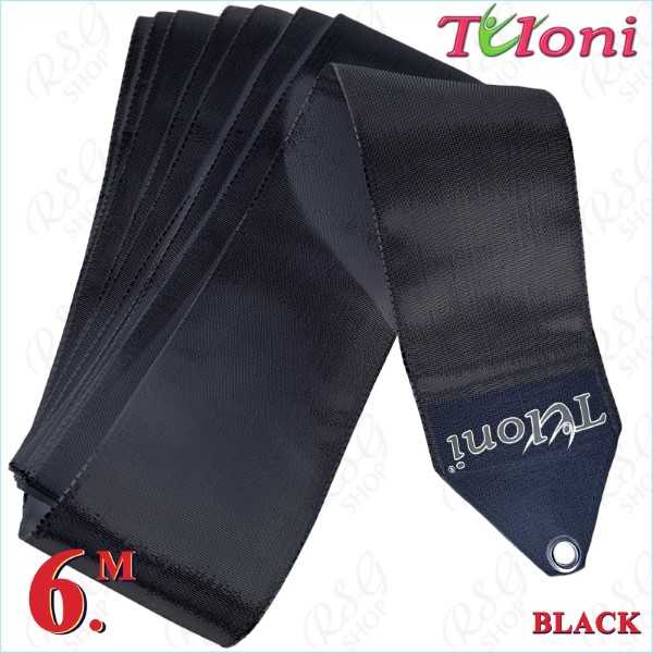 Лента Tuloni 6m mod. One-Color col. Black T1431.ON6-B