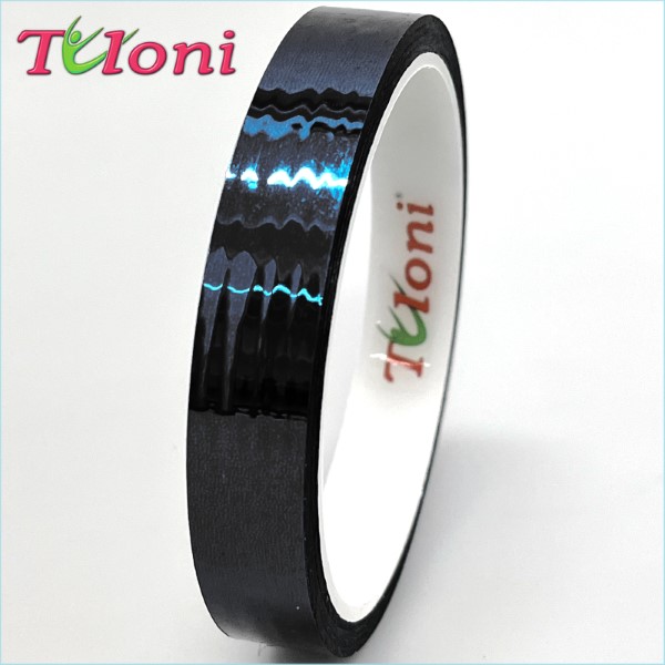 Deko Folie Tuloni 1,5cm x 30m mod. Metal col. Black Art. T1535