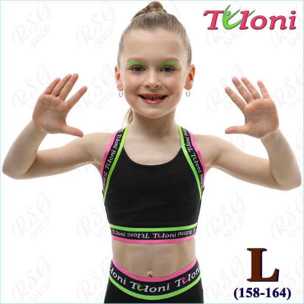 Short Tanktop Tuloni Elastic mod. TK-04 s. L (158-164) Black TK04PG-BL