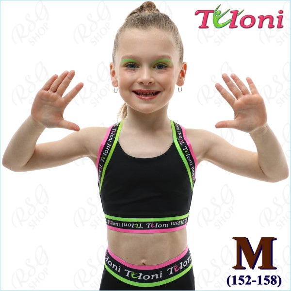 Short Tanktop Tuloni Elastic mod. TK-04 s. M (152-158) Black TK04PG-BM