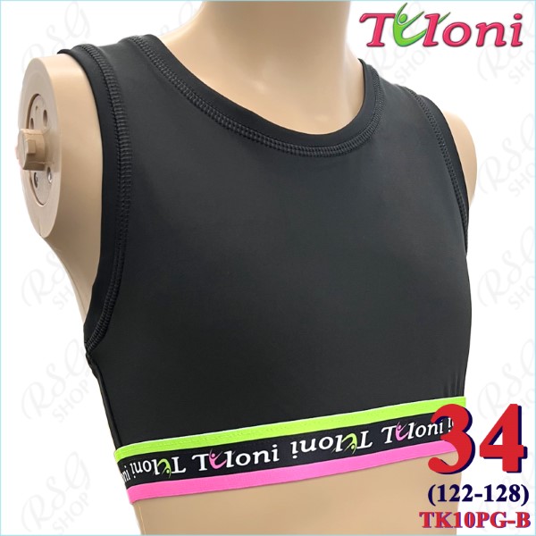 Tanktop Tuloni Elastic mod. TK10 Gr. 34 (122-128) Black TK10PG-B34