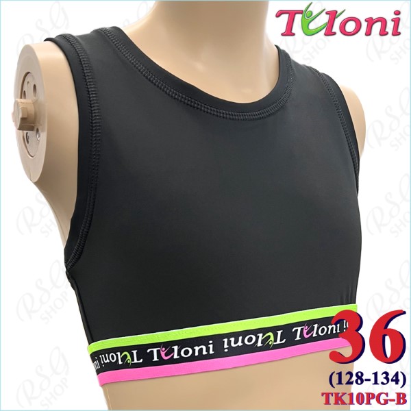 Tanktop Tuloni Elastic mod. TK10 Gr. 36 (128-134) Black TK10PG-B36