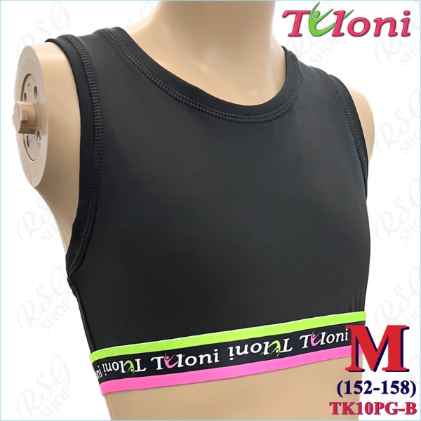 Short Tanktop Tuloni Elastic mod. TK10 s. M (152-158) Black TK10PG-BM