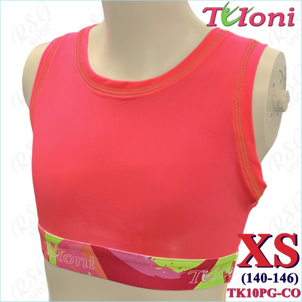 Tanktop Tuloni Elastic mod. TK10 Gr. XS (140-146) Coral TK10PG-COXS