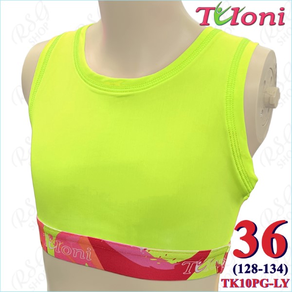 ТОП-борцовка Tuloni Elastic mod. TK10 s. 36 (128-134) col. Lime TK10PG-LY36