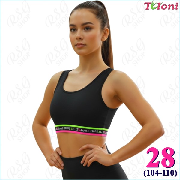 Tanktop Tuloni Elastic mod. TK10 Gr. 28 (104-110) Black TK10PG-B28