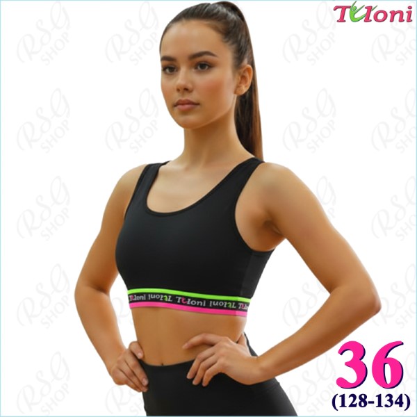Tanktop Tuloni Elastic mod. TK10 Gr. 36 (128-134) Black TK10PG-B36