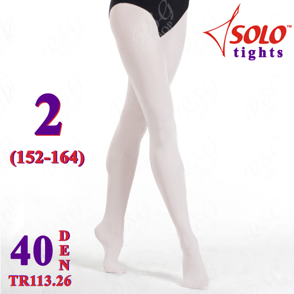 Трико балетное Solo TR113 col. White 40 DEN 2 (152-164) TR113.26-2