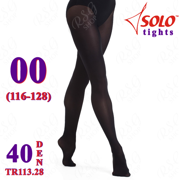 Трико балетное Solo TR113 col.  Black 40 DEN 00 (116-128) TR113.28-00