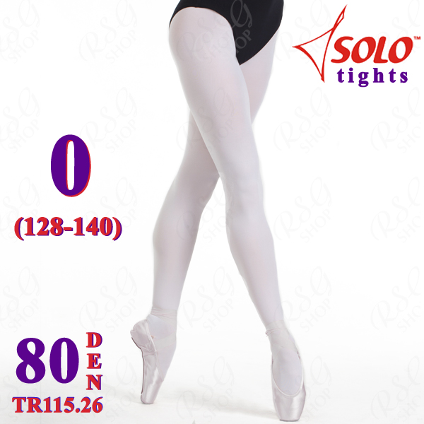 Strumpfhose Solo TR115 col. White 80 DEN 0 (128-140) TR115.26-0