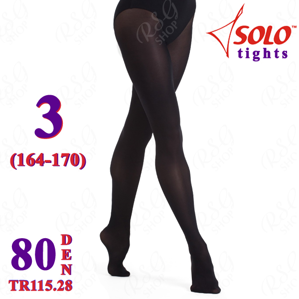 Strumpfhose Solo TR115 col. Black 80 DEN 3 (164-170) TR115.28-3 Strumpfhose Solo TR115 col. Black 80 DEN 3 (164-170) TR115.28-3