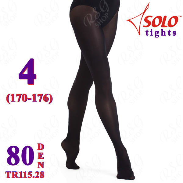 Strumpfhose Solo TR115 col. Black 80 DEN 4 (170-176) TR115.28-4 Strumpfhose Solo TR115 col. Black 80 DEN 4 (170-176) TR115.28-4
