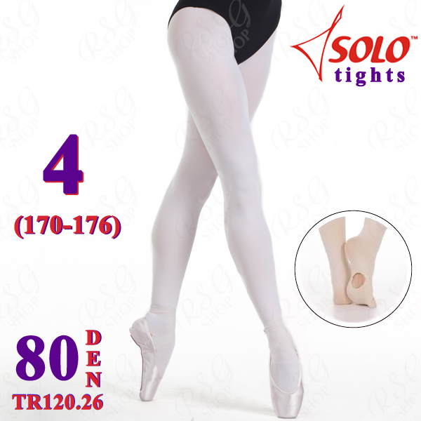 Strumpfhose Solo TR120 col. White 80 DEN 4 (170-176) TR120.26-4