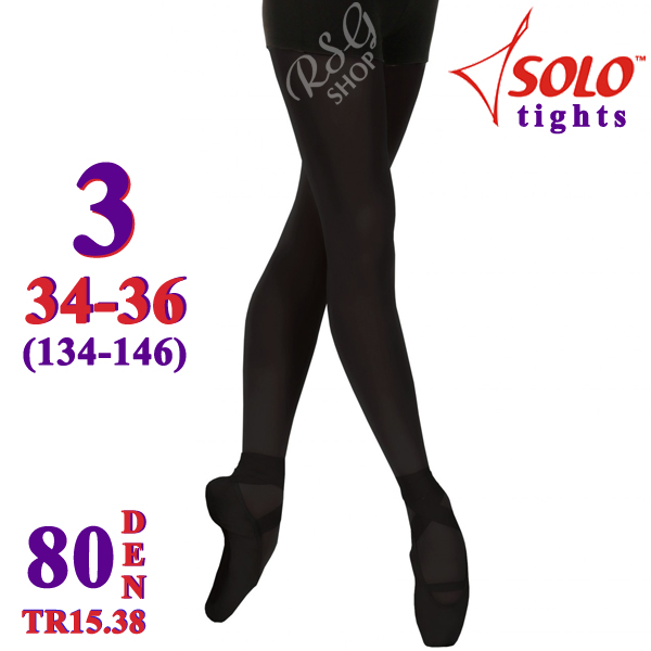 Strumpfhose Solo TR15 col. Black s. 3 (140-146) 80 DEN TR15.38-3