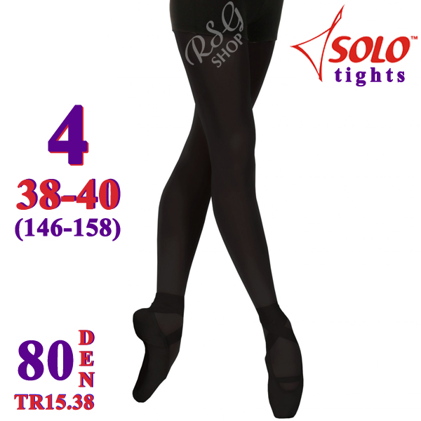 Strumpfhose Solo TR15 col. Black s. 4 (152-158) 80 DEN TR15.38-4