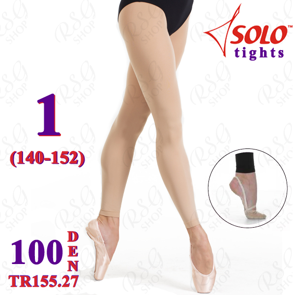 Dance Tights Solo TR155 col. Skin 100 DEN 1 (140-152) TR155.27-1
