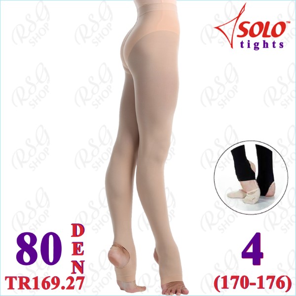 Stirrup Tights Solo TR169 col. Skin 80 DEN 4 (170-176) TR169.27-4