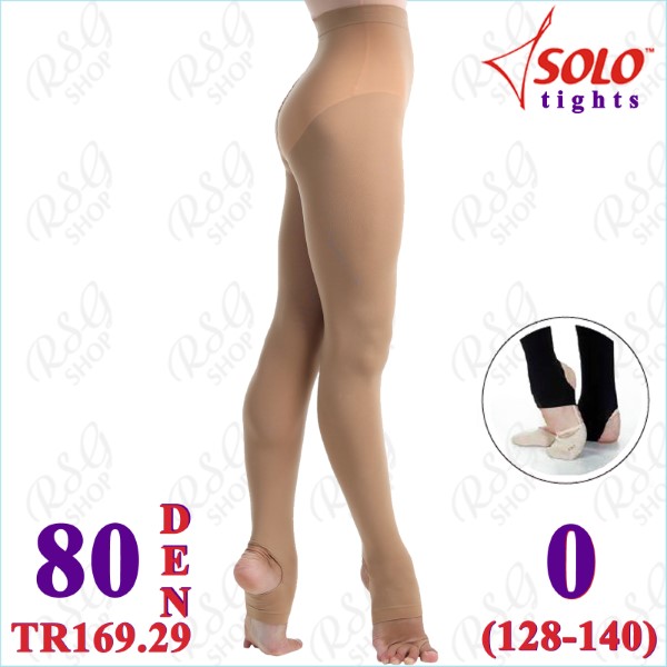 Dance Tights Solo TR169 col. Suntan 80 DEN 0 (128-140) TR169.29-0